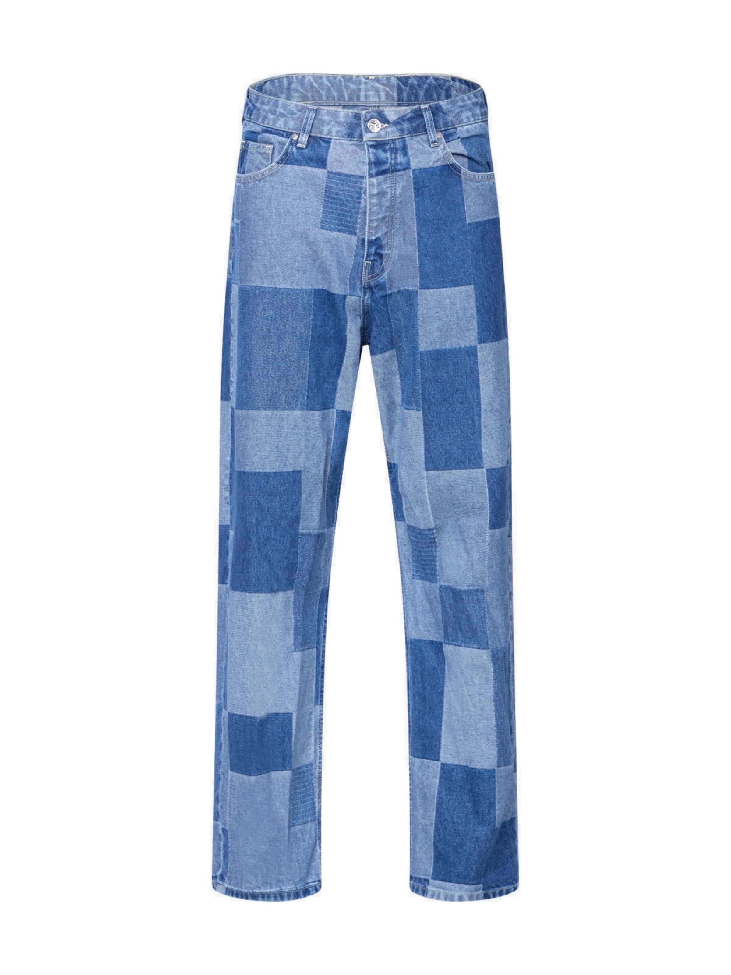 YVZ Denim Baggy Jeans 'Saturn' in Blue: front