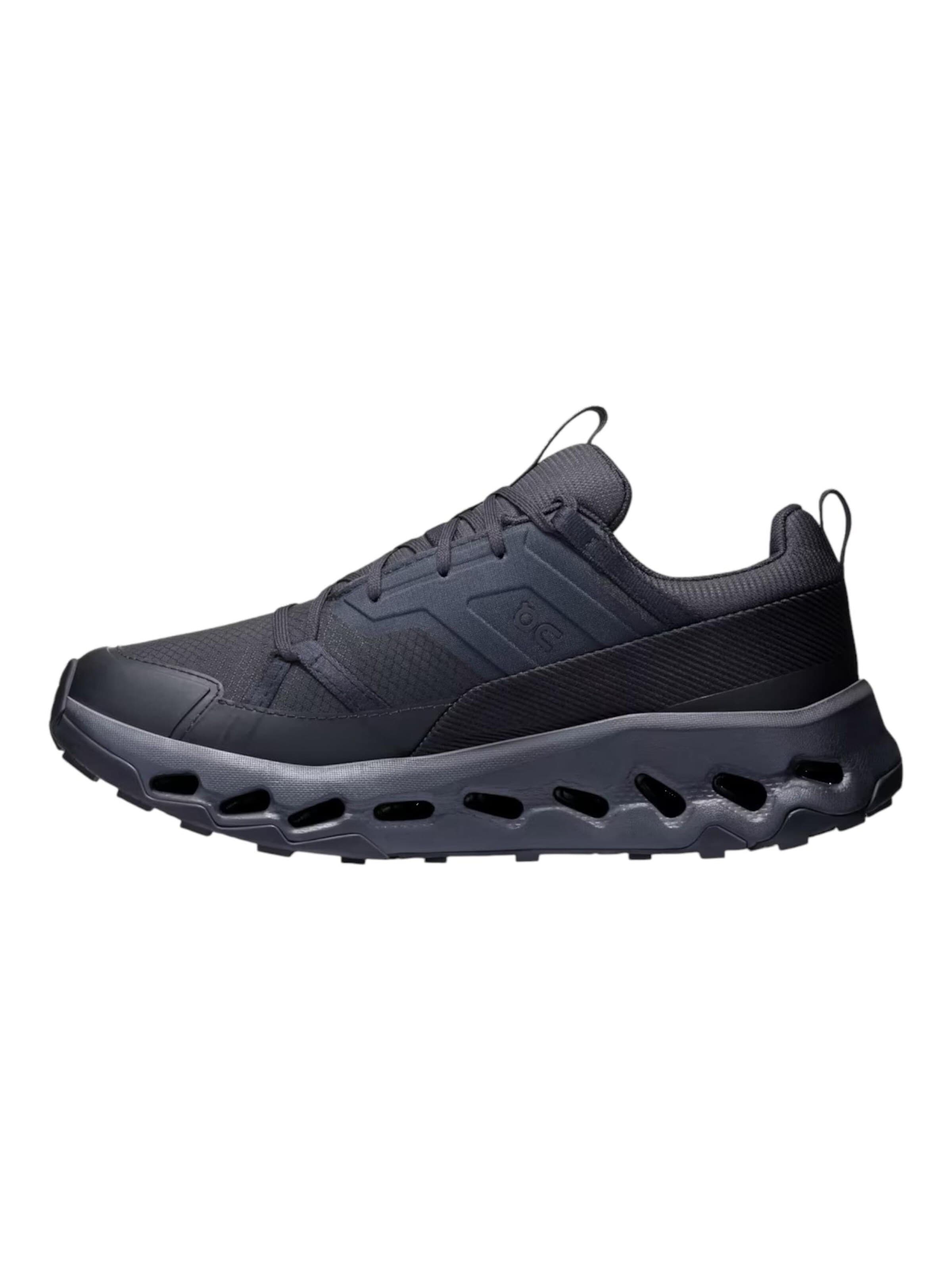 On Running Athletic Shoes in Black: front