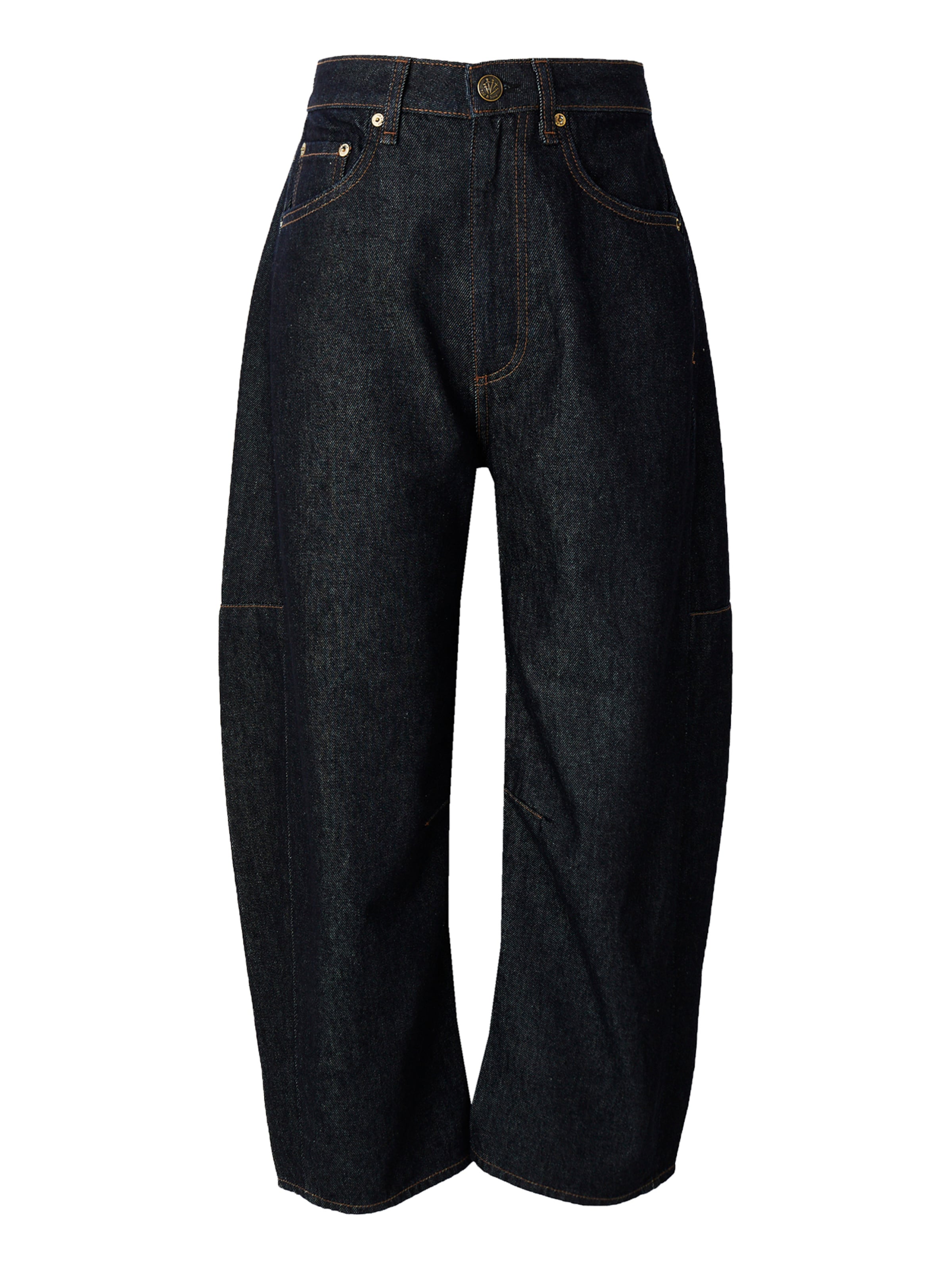 Wide Leg Jean 'LOGAN' rag & bone en noir : devant