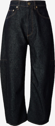 juoda rag & bone Plačios klešnės Džinsai 'LOGAN': priekis