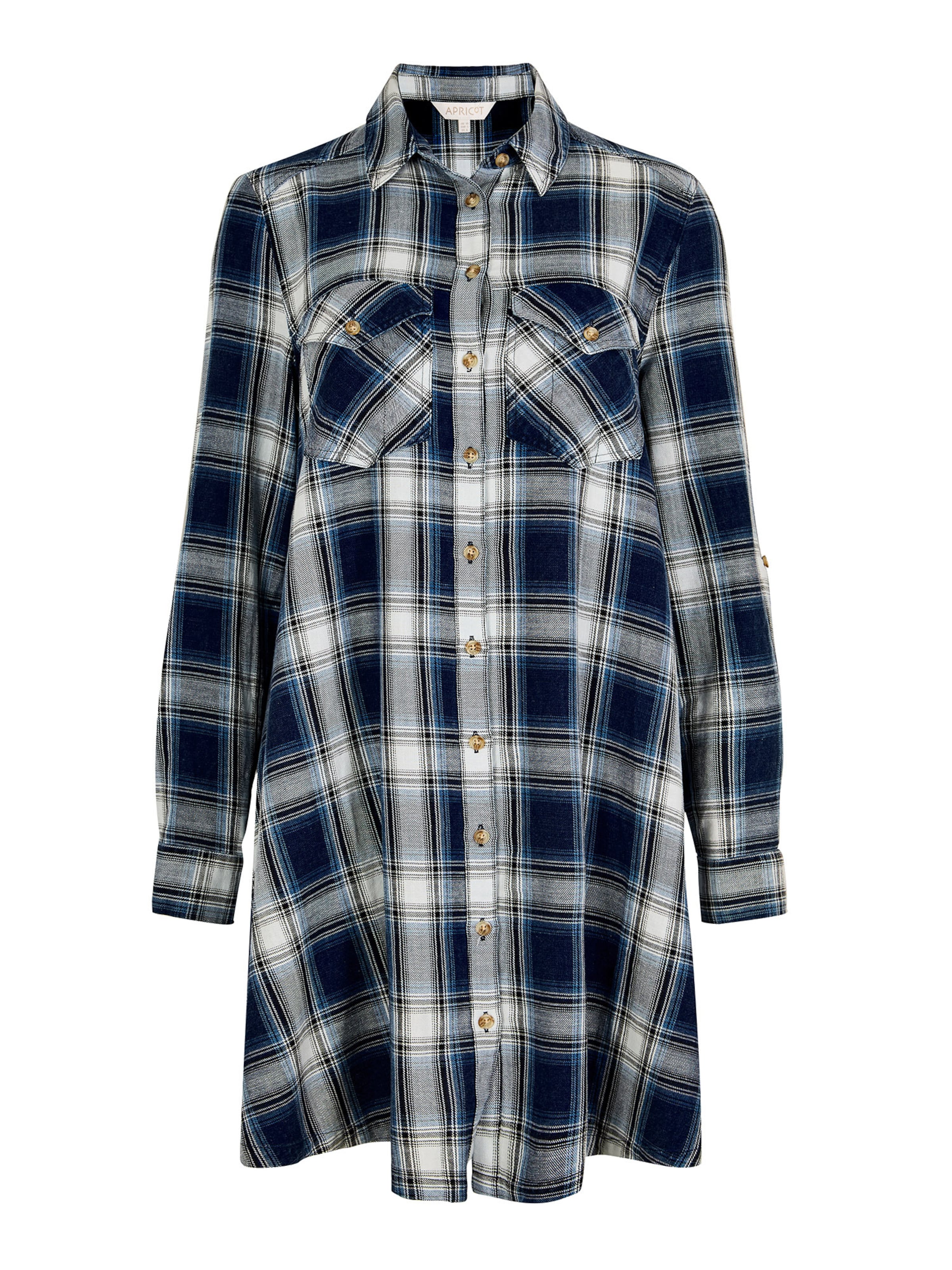 Robe ' ' Apricot en bleu : devant