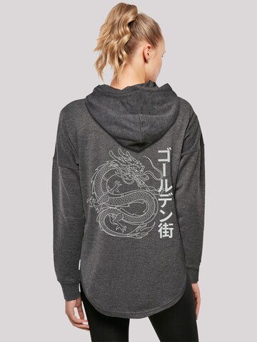 F4NT4STIC Sweatshirt 'Drache Golden Gai' in Grau