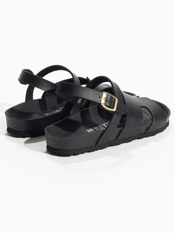 Bayton Sandal 'WARHOL' i svart