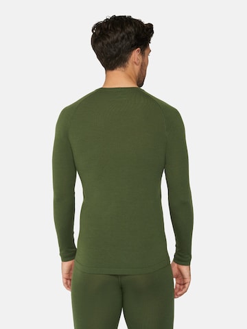 DANISH ENDURANCE Funktionsskjorte 'Merino' i grøn