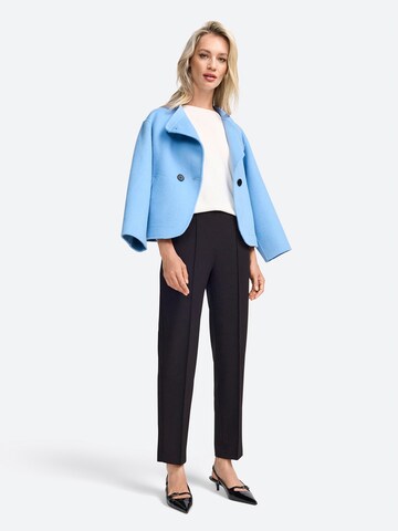 Rich & Royal Skinny Pressveckad byxa i svart