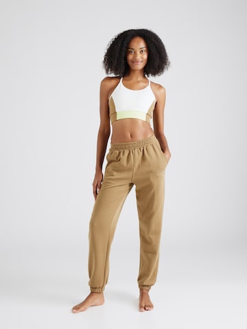 Athlecia Tapered Workout Pants 'Asport' in Brown