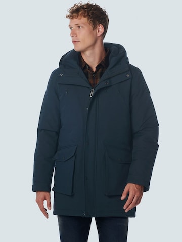 No Excess Winterjas in Blauw: voorkant