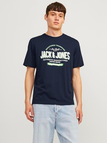 JACK & JONES Shirt in Blue: front
