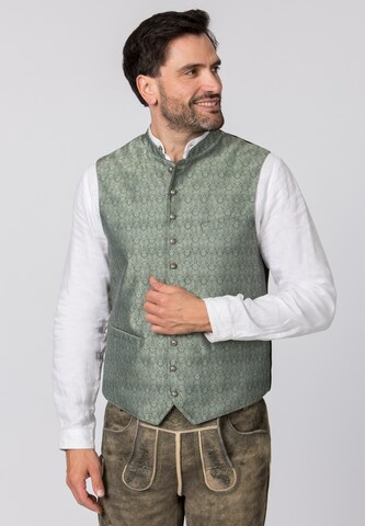 STOCKERPOINT Traditional vest 'Taddeo' in Green: front
