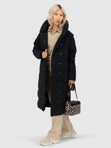 Alife and Kickin Vinterkappa 'FleurAK' i svart