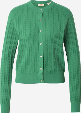 LEVI'S ®Kardigan 'Supersoft Crewneck Cardigan' - zelena boja: prednji dio