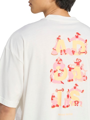 ADIDAS PERFORMANCE - Camiseta funcional 'GFX Joy Q3' en blanco