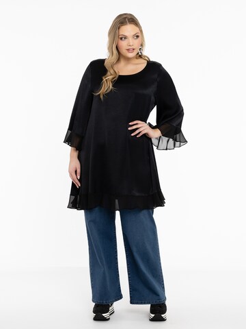 YOEK Blouse in Zwart