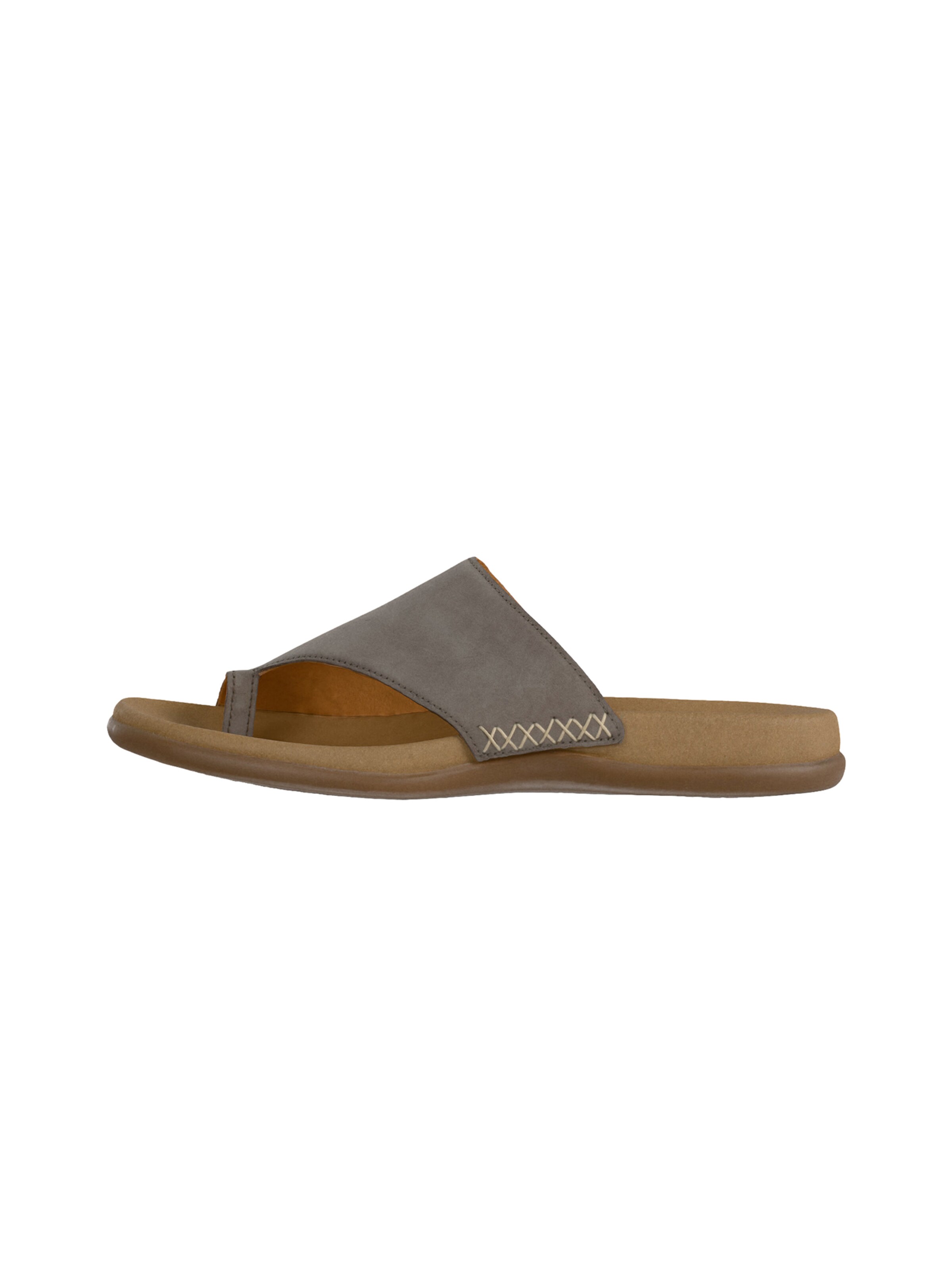 GABOR T-Bar Sandals in Grey: front