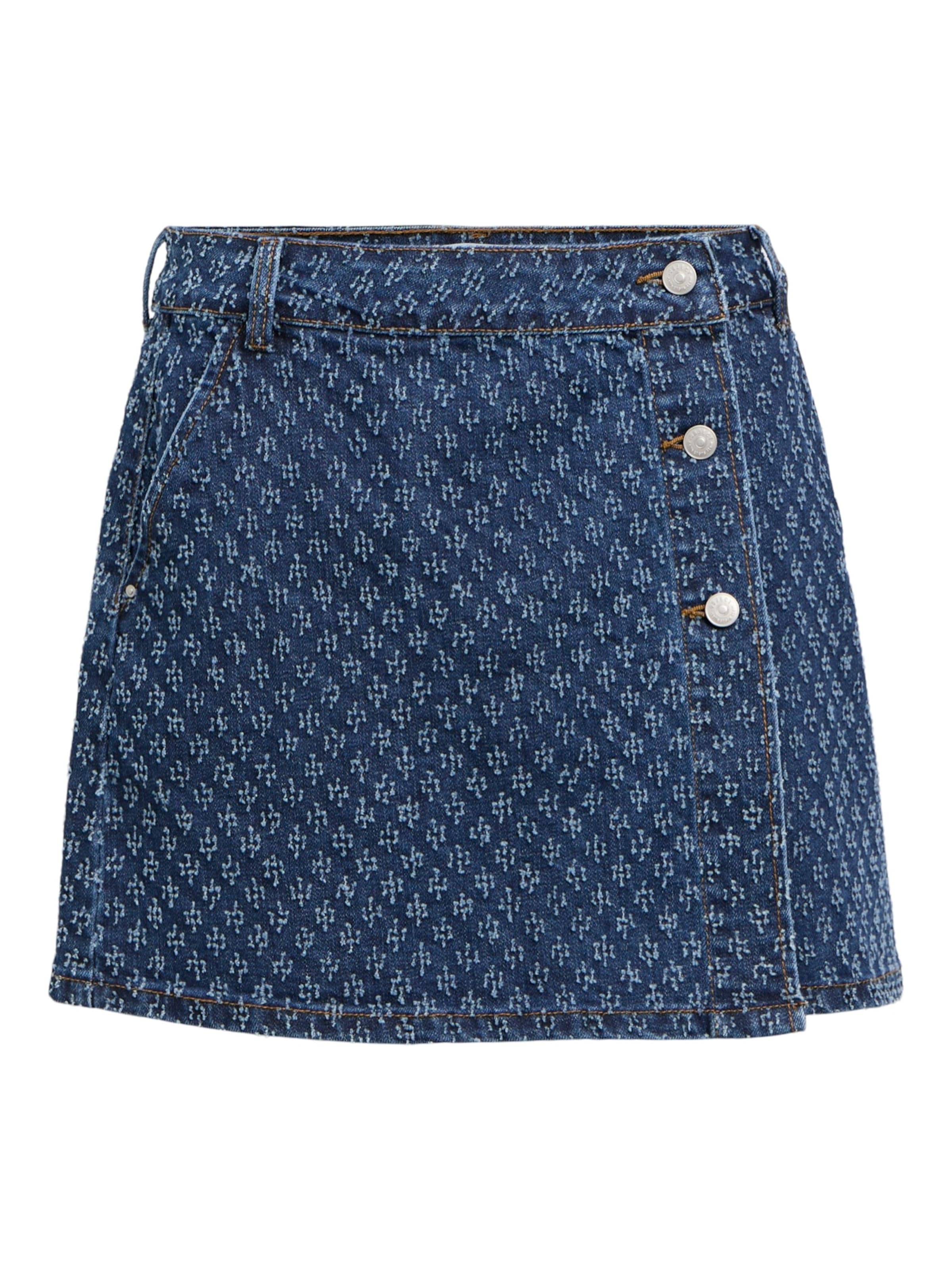 OBJECT Kjol i blå: framsida