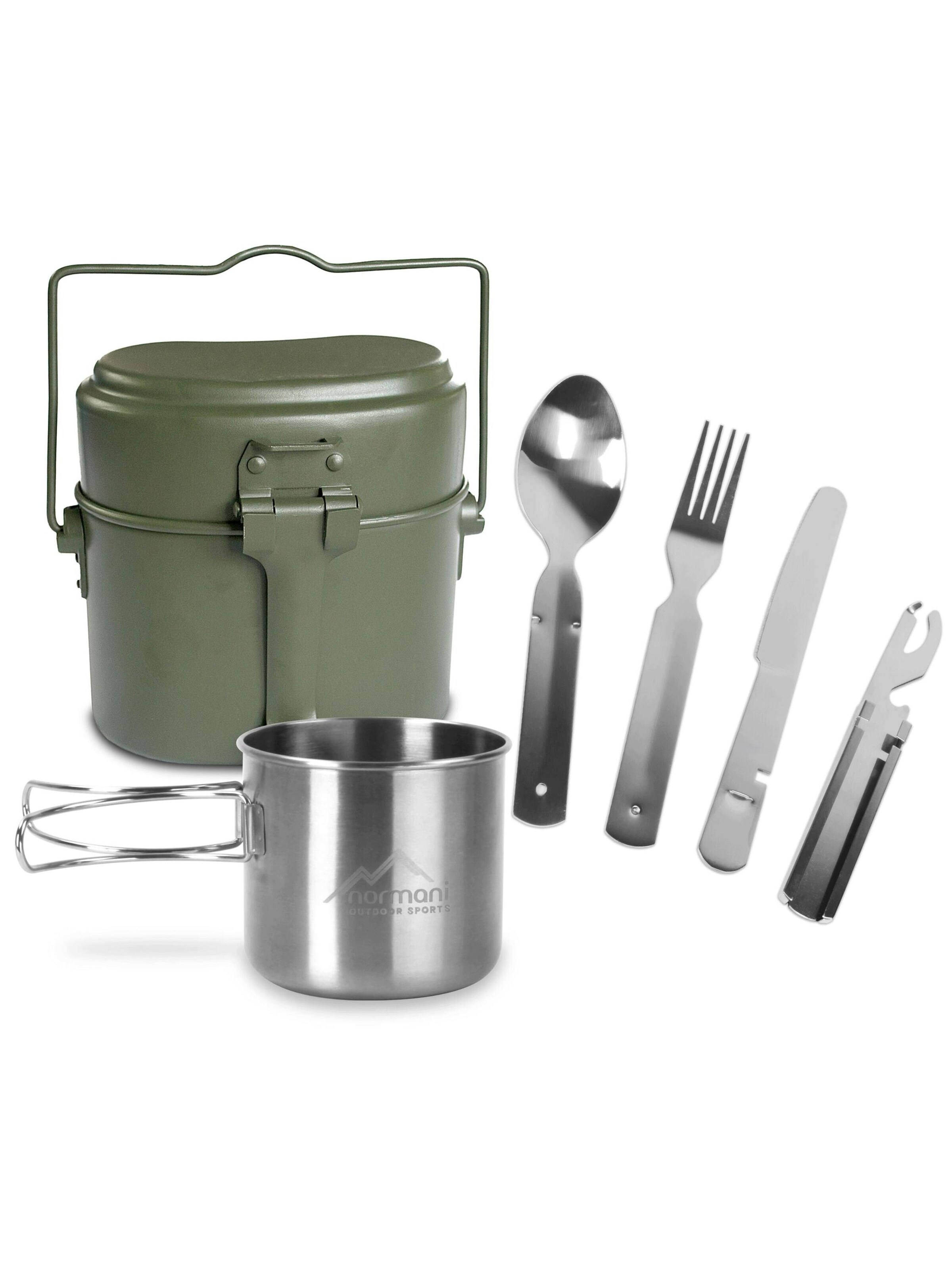 Service de vaisselle normani en vert