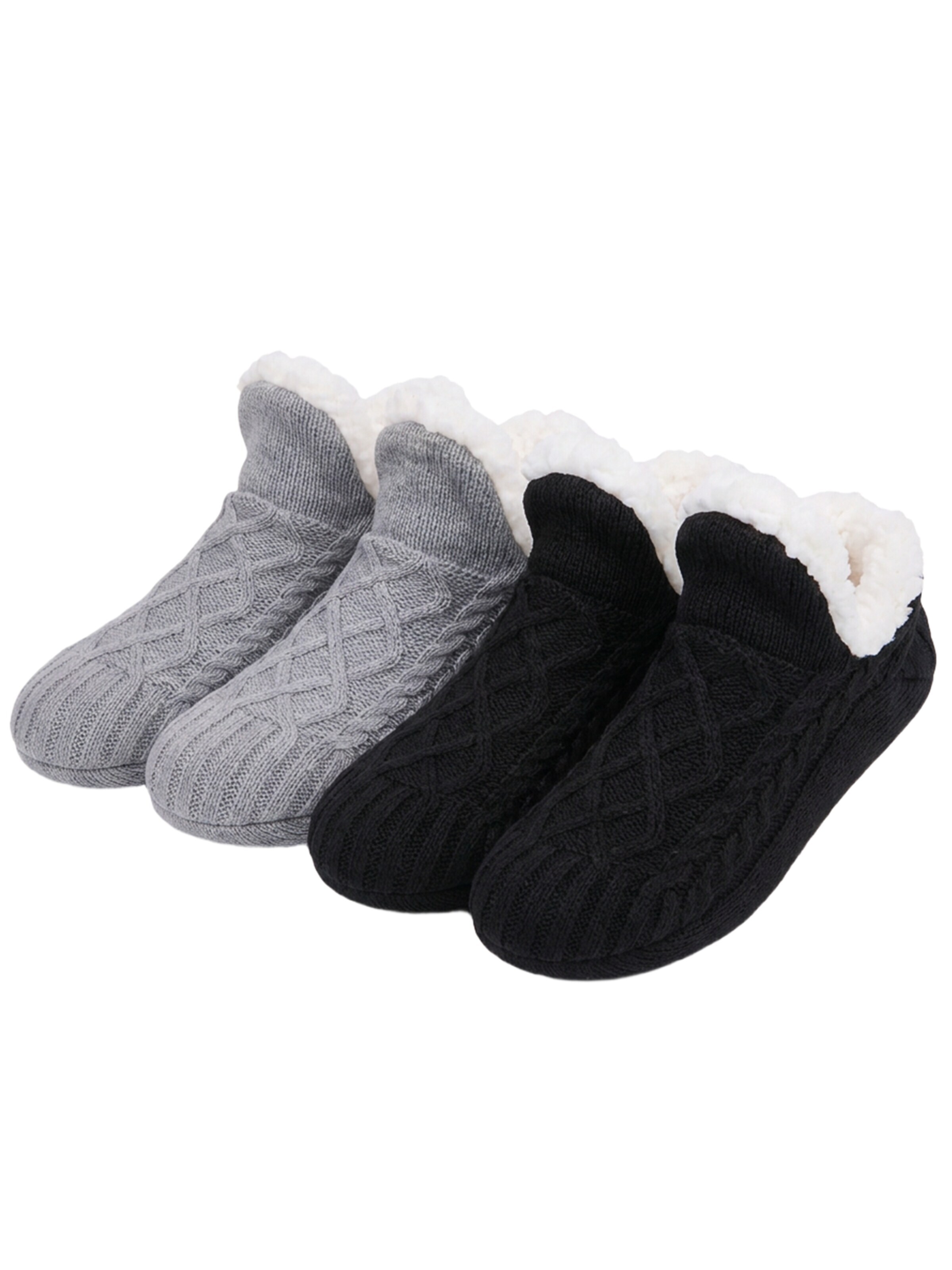 BONVERANO Ankle Socks in Grey: front