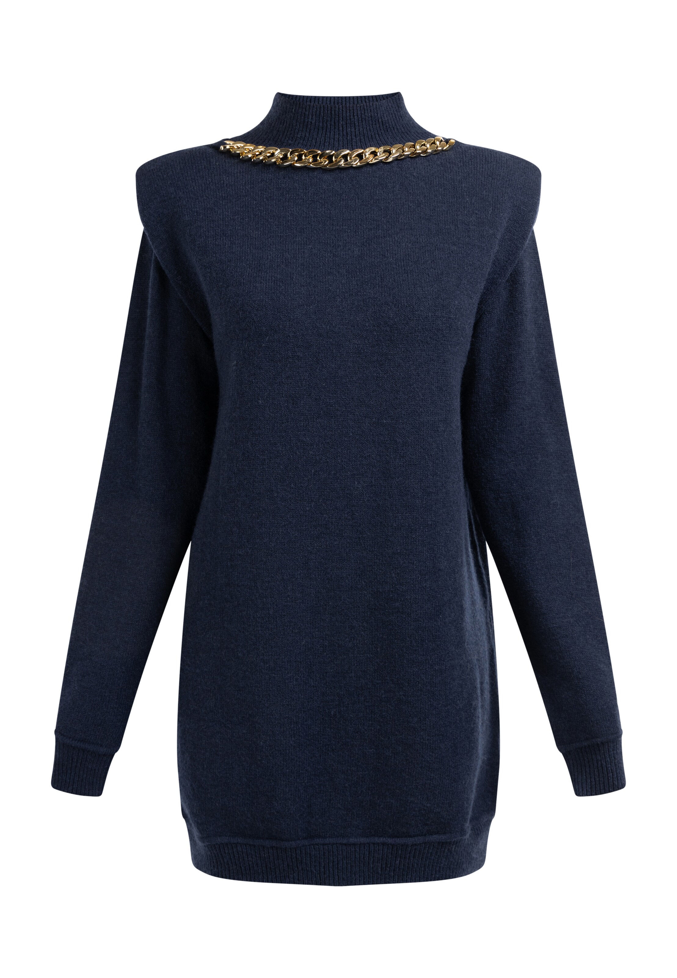 faina Πουλόβερ σε μπλε: μπροστά