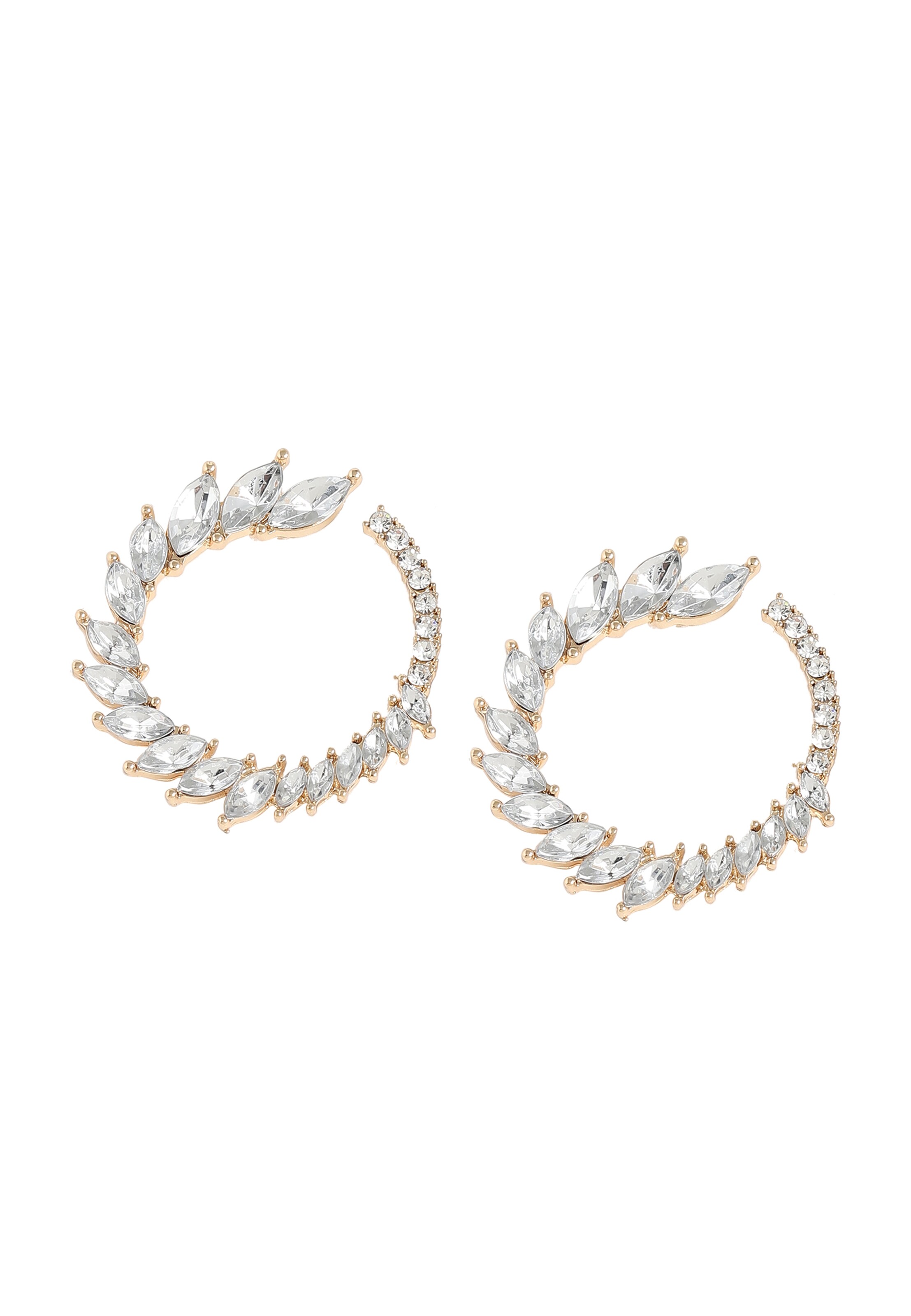 SOHI Σκουλαρίκια σε ασημί: μπροστά