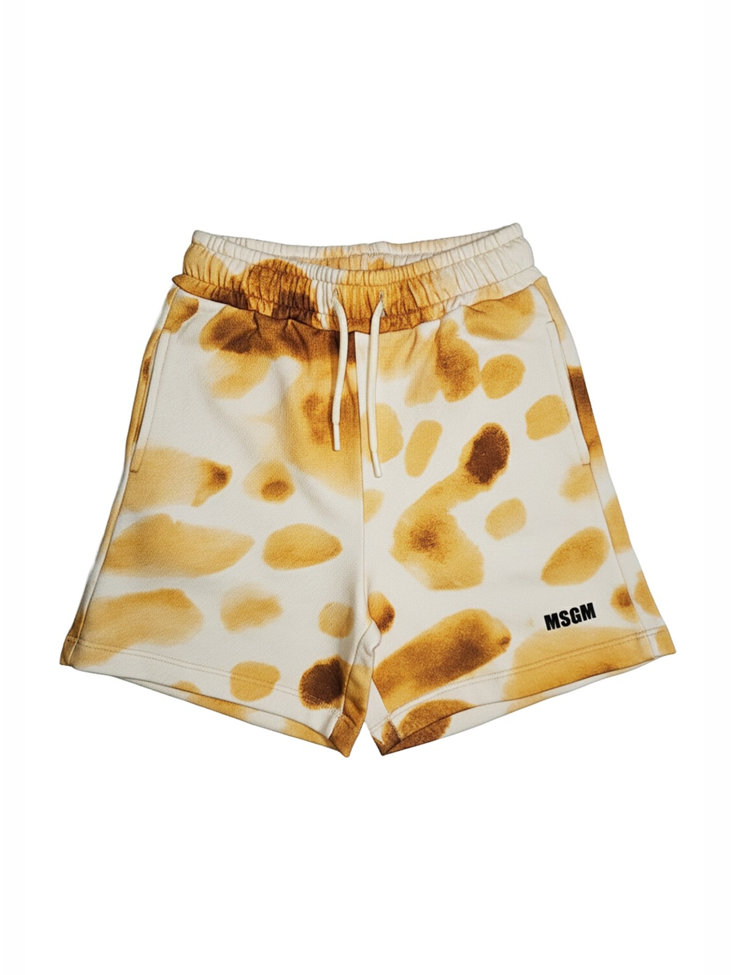 MSGM Regular Hose 'Bermuda felpa crema per bambino'‌‌‌‌‌‌ in Beige: Vorderseite