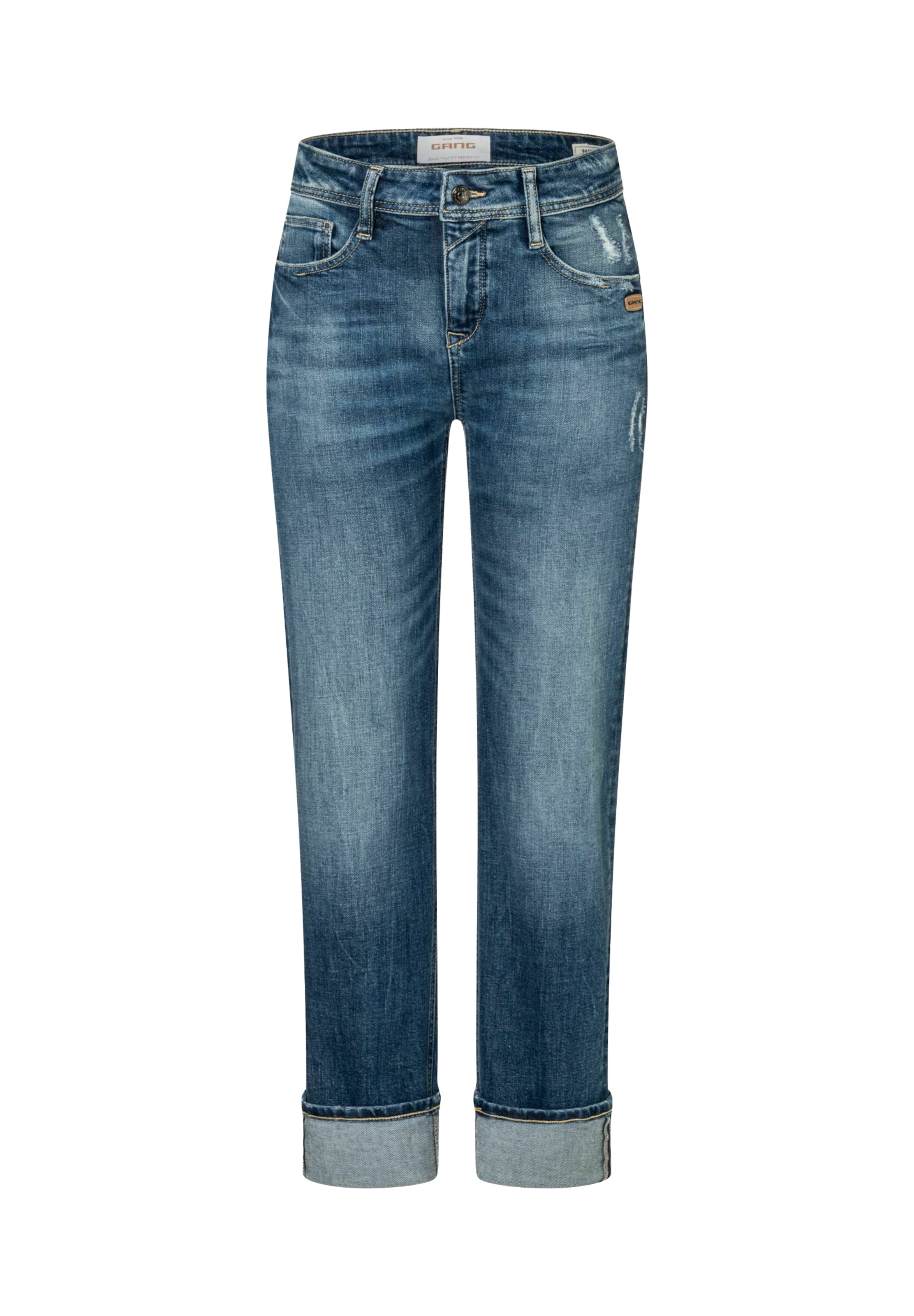 Regular Jeans '94Amelie' de la Gang pe albastru: față