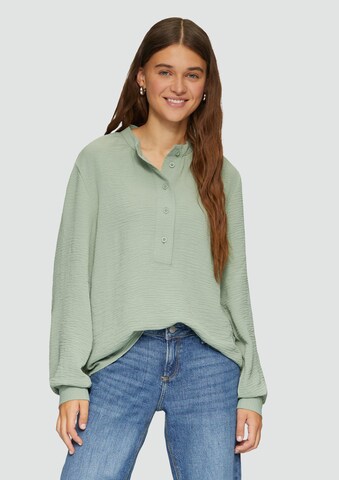 QS Bluse in Grün: Vorderseite