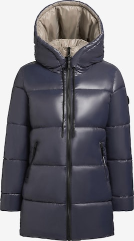 Manteau d’hiver 'Grana-YM' khujo en bleu : devant