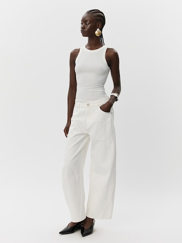 Sofie Schnoor Baggy Jeans 'TOMARSW' in Weiß