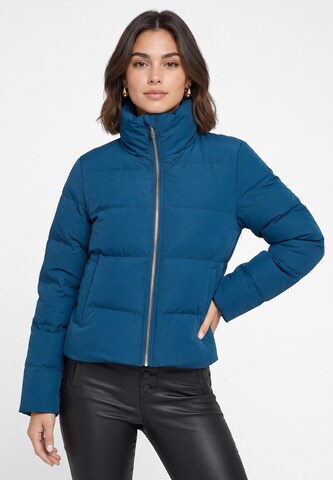faina Winter Jacket in Blue: front
