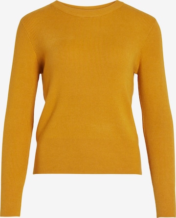 VILA Sweater 'Comfy' in Yellow: front