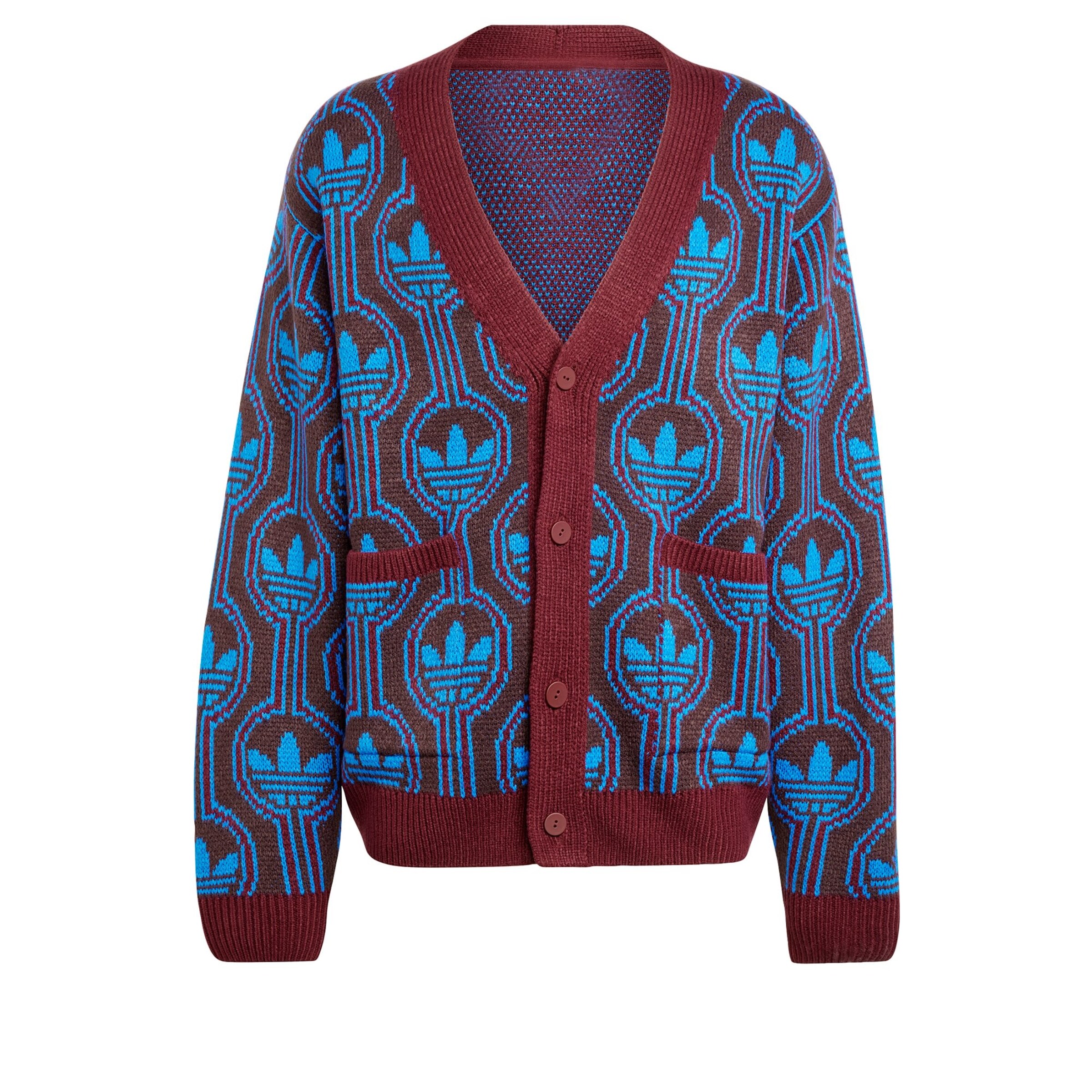 ADIDAS ORIGINALS Knit Cardigan 'Originals 70s Trefoil' in