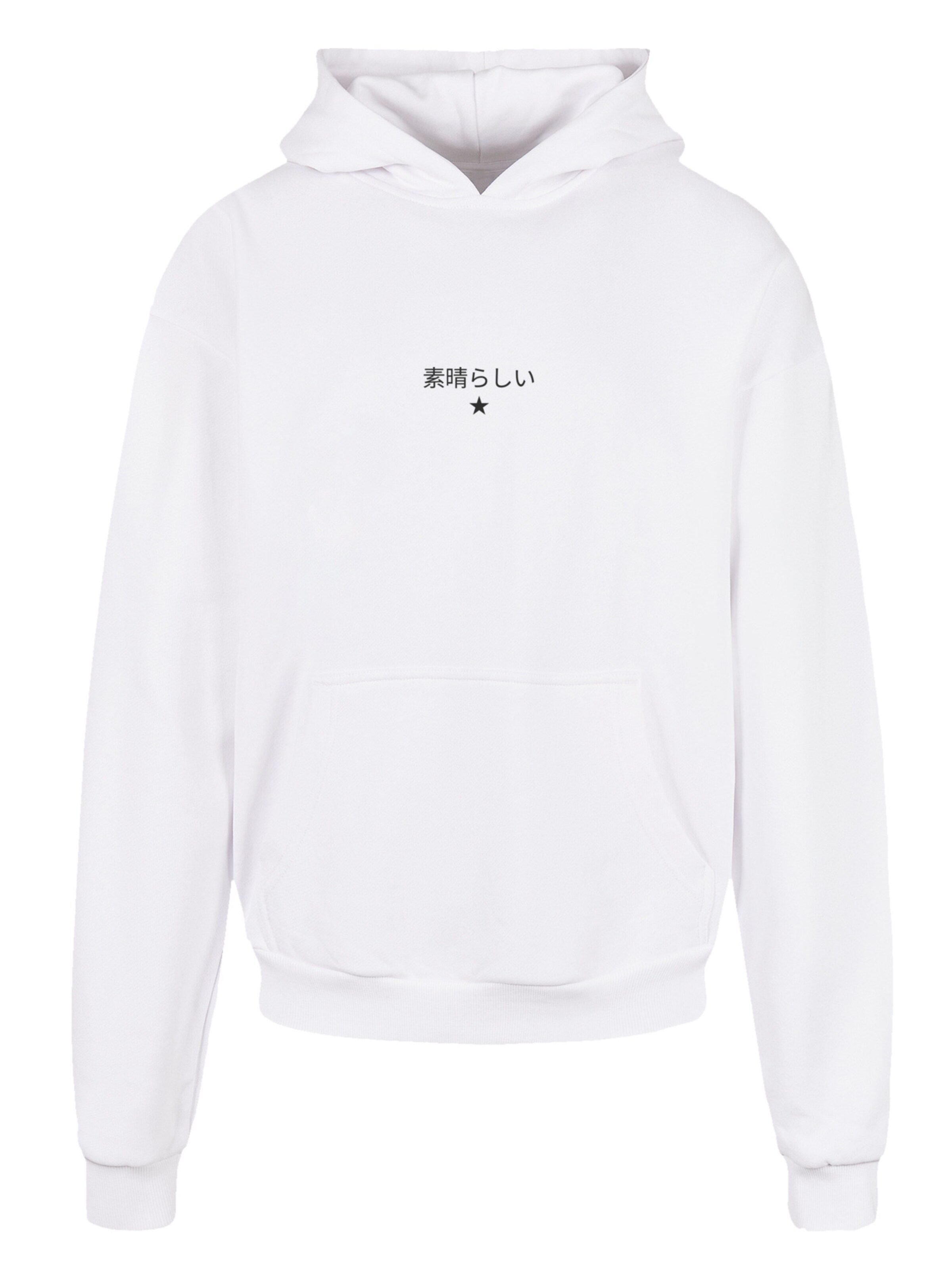 F4NT4STIC Sweatshirt in White: front