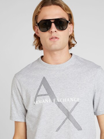 pilka ARMANI EXCHANGE Marškinėliai