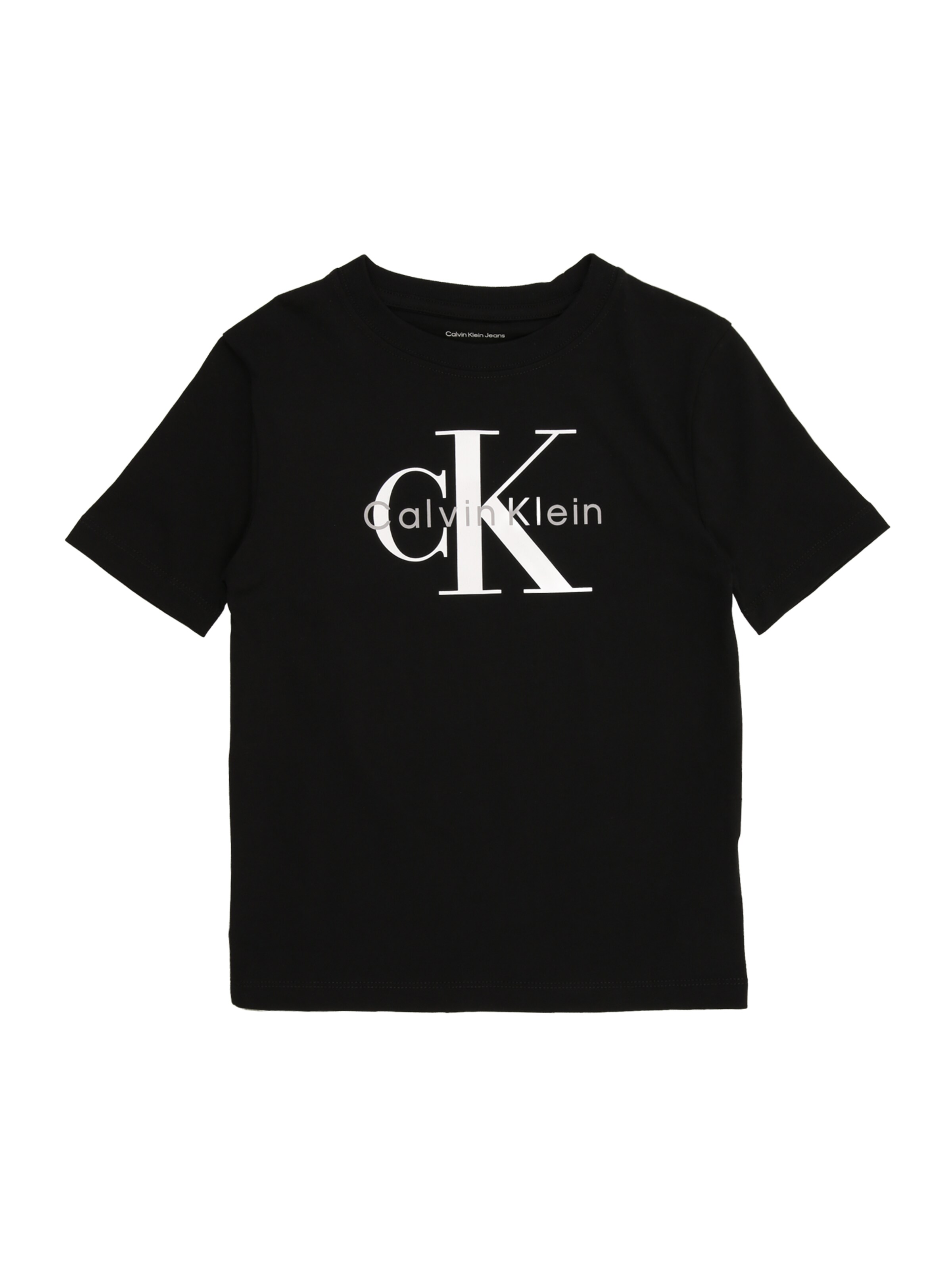 Calvin Klein Jeans T-shirt i svart / vit, Produktvy