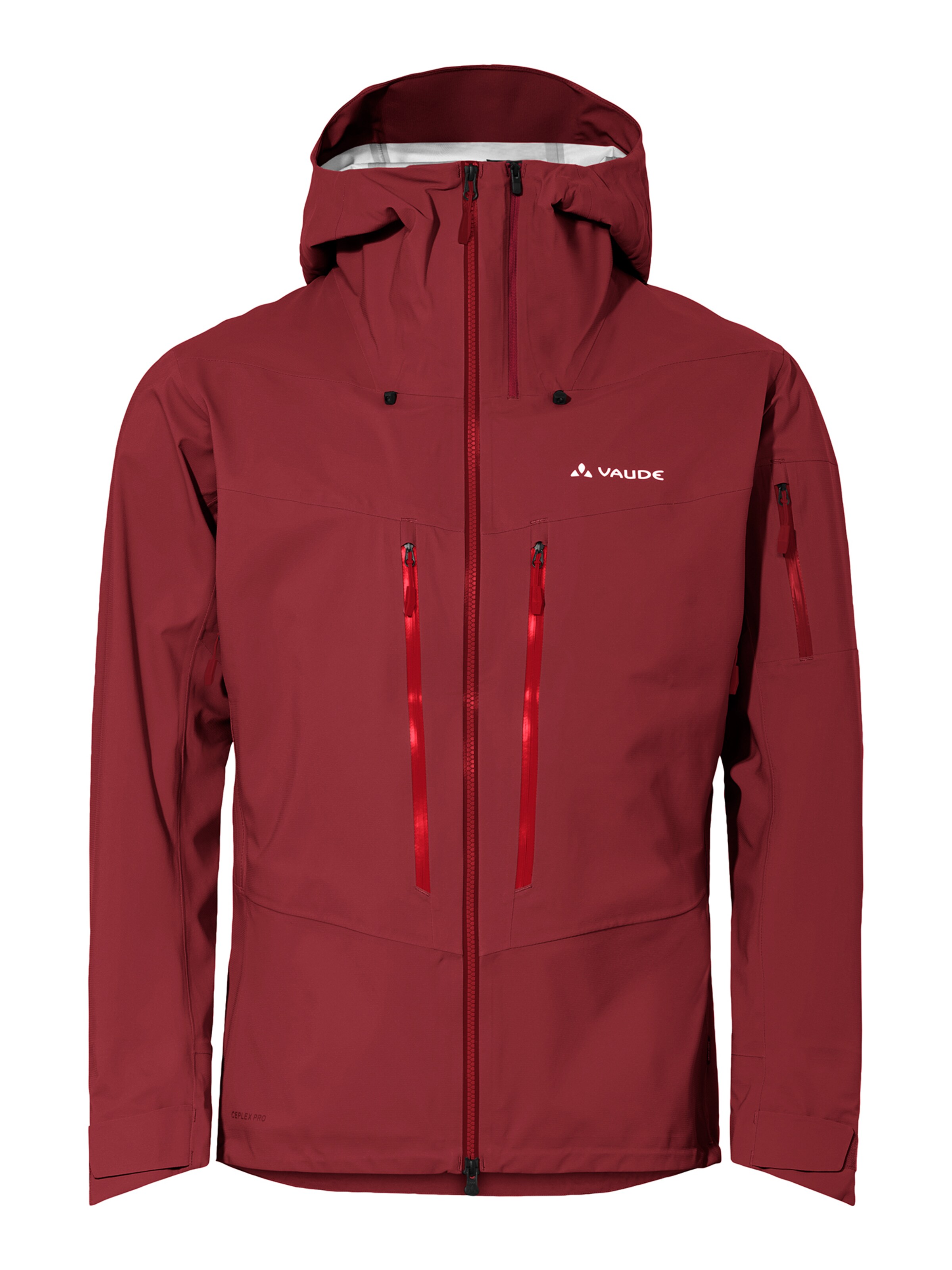 VAUDE Outdoorjacke 'Monviso' in Rot: Vorderseite