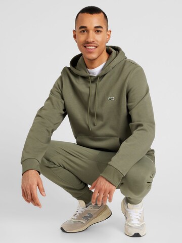 Bluză de molton de la LACOSTE pe verde
