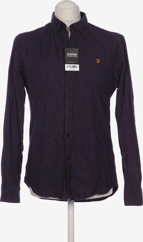 FARAH Button Up Shirt in M in Purple: front