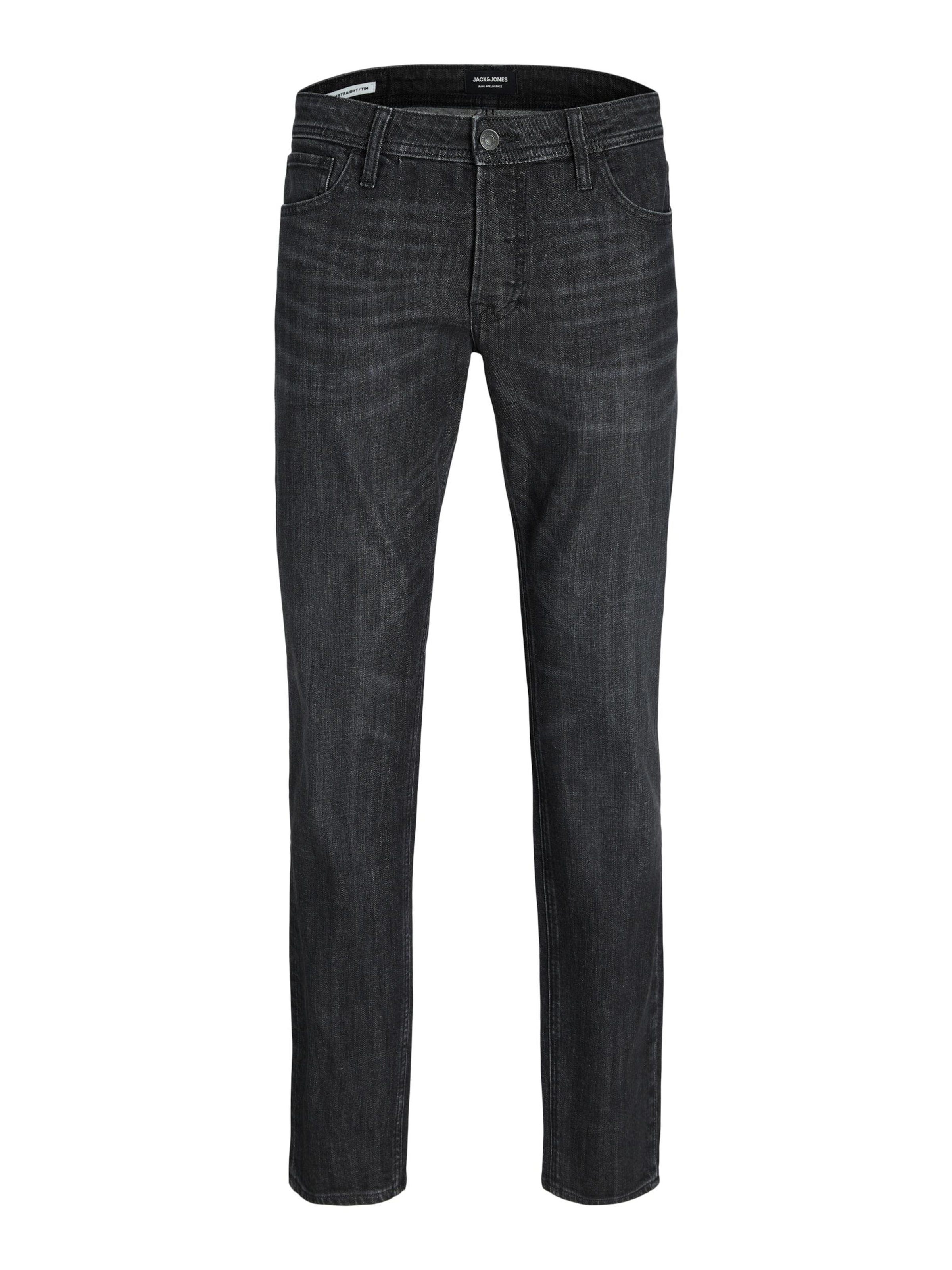 Slimfit Jeans 'Tim' di JACK & JONES in nero: frontale