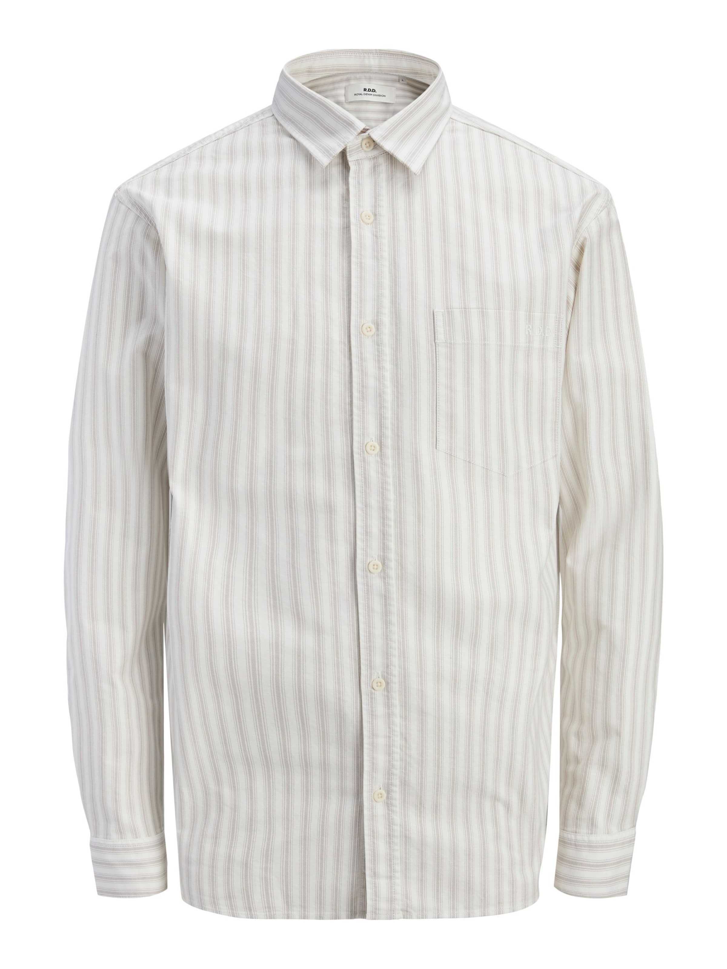 Chemise 'RDDLESNER' JACK & JONES en beige : devant