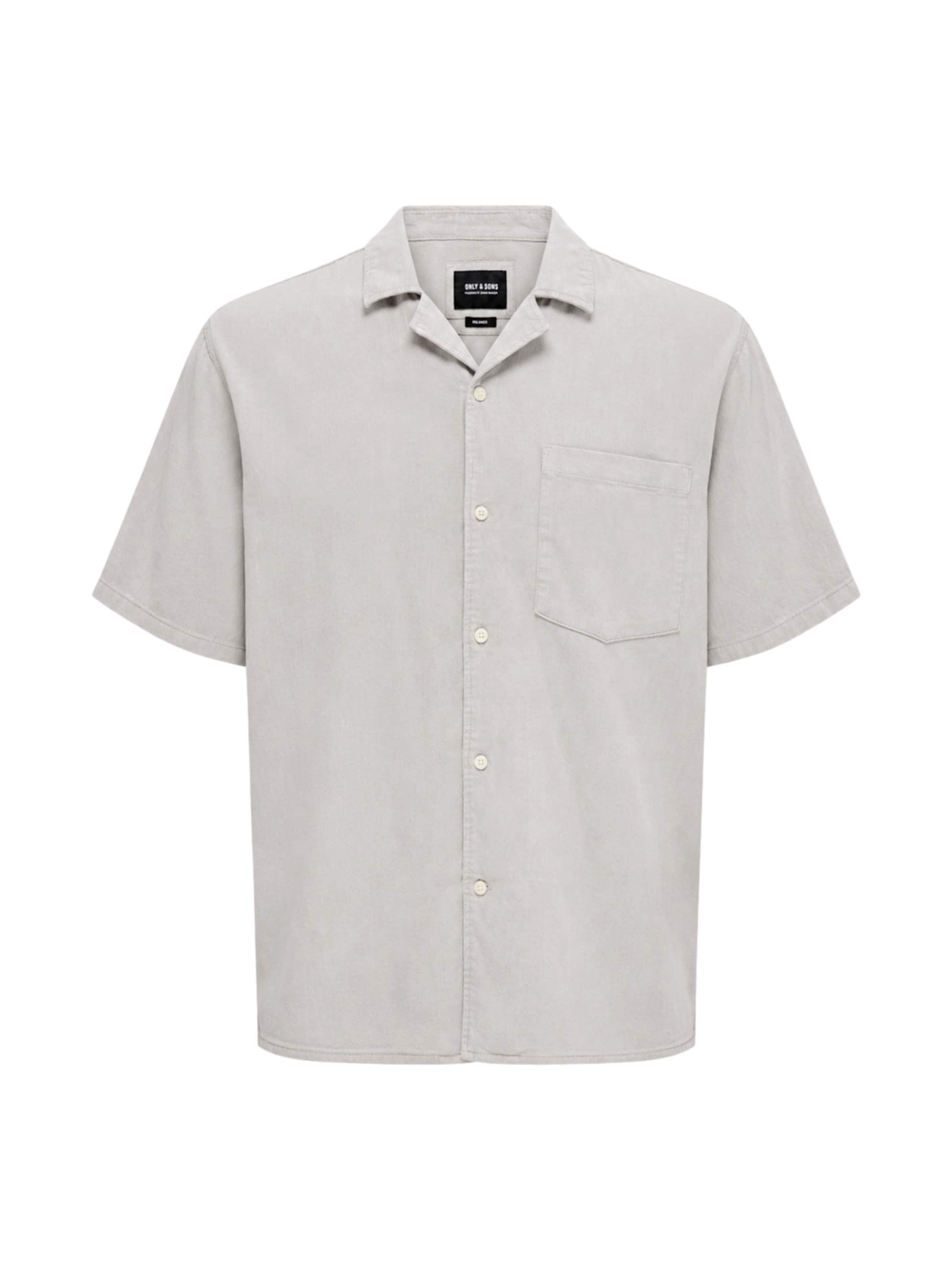Only & Sons T-Shirt 'Alfi' en L en gris clair, Vue avec produit