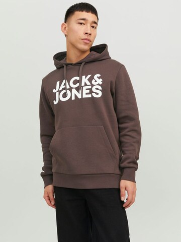 JACK & JONES Sweatshirt in Brown: front