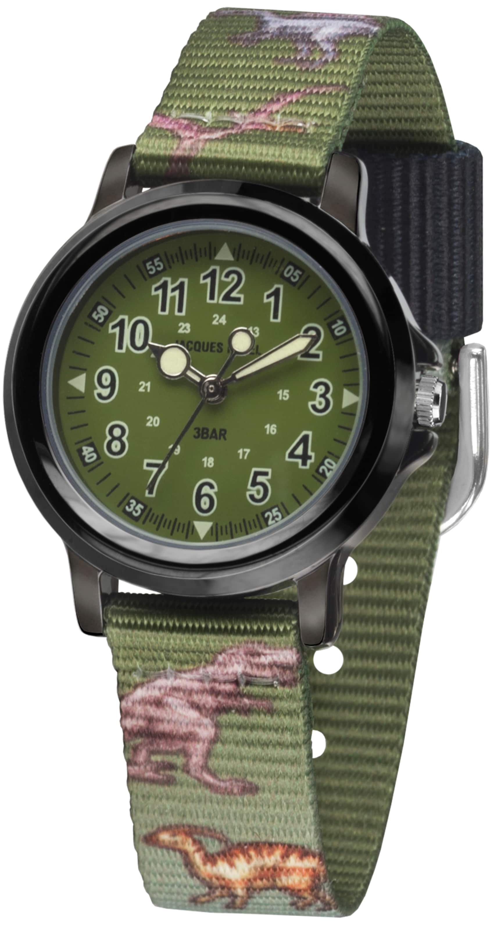 Jacques Farel Uhr in Grün: Vorderseite