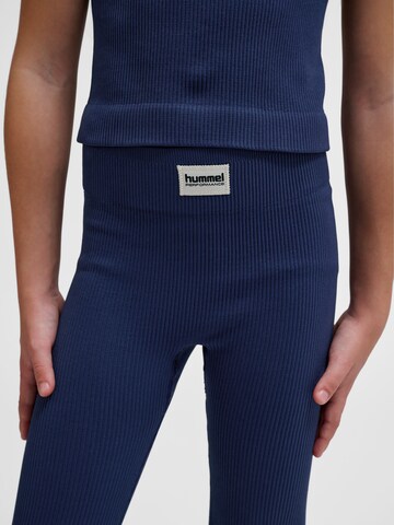 Hummel Slimfit Sportsbukser i blå