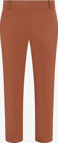 Coupe slim Pantalon chino Tommy Hilfiger Curve en marron : devant