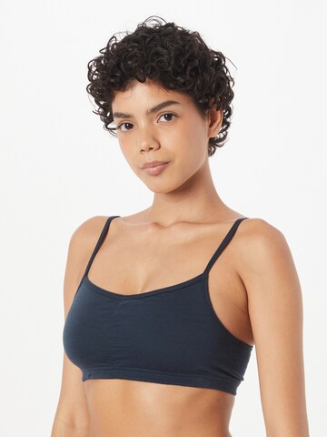 Bustino Reggiseno sportivo di super.natural in blu: frontale