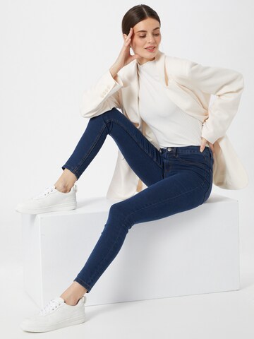 VILA Skinny Jeans 'Ana' in Blauw
