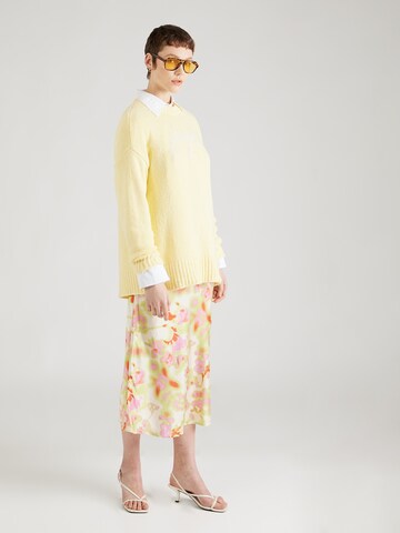 HUGO Sweater 'Sareed' in Yellow