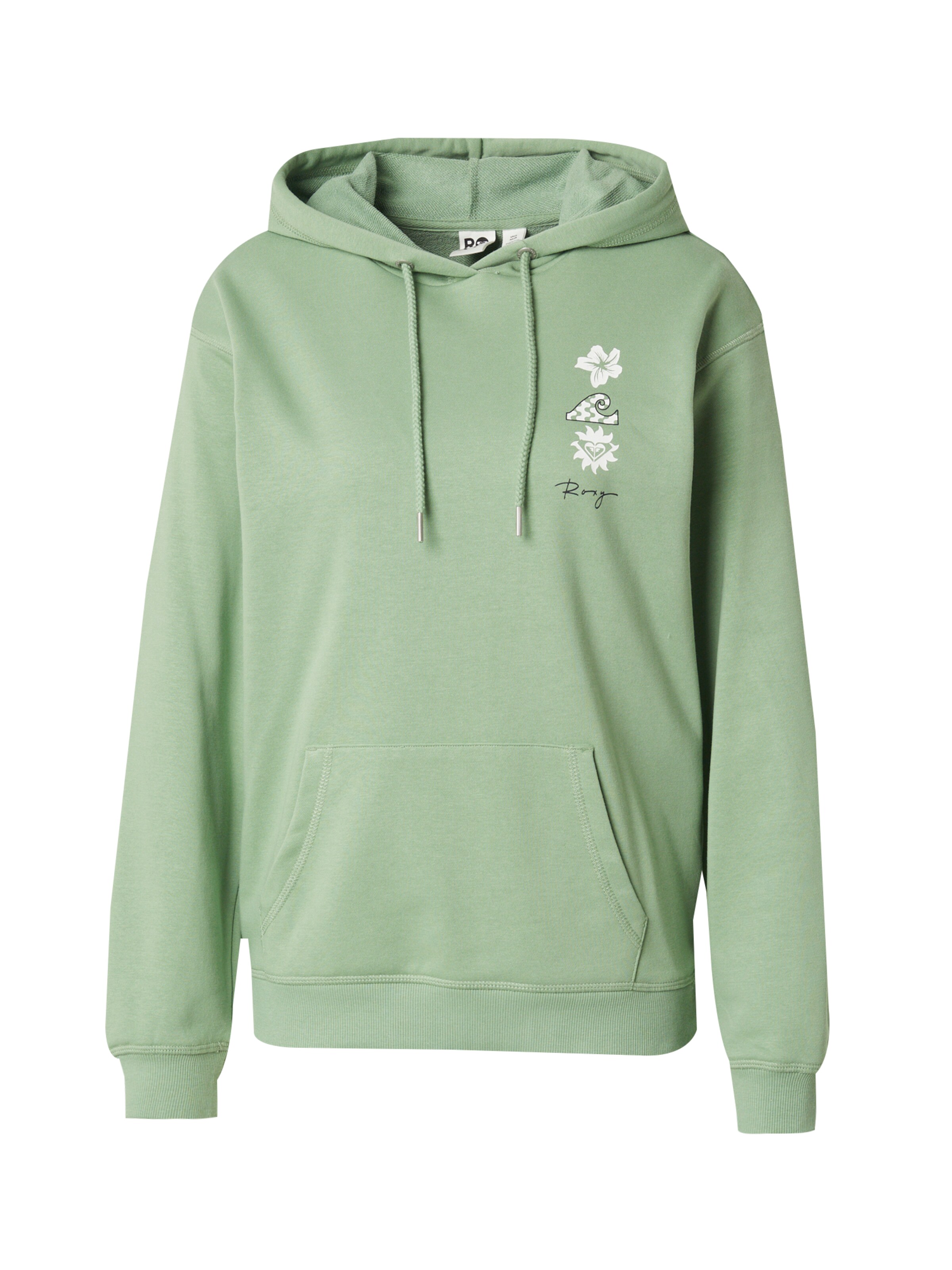 ROXY Collegepaita 'SURFSTOK' värissä vihreä: etupuoli