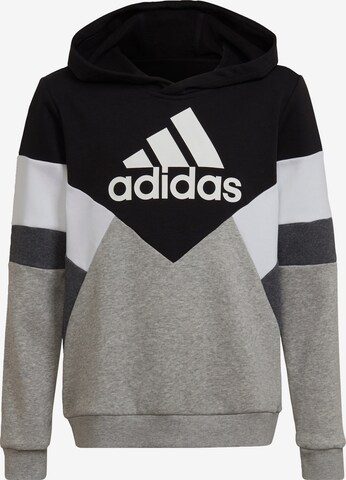 ADIDAS SPORTSWEAR Sport szabadidős felsők 'Colorblock Fleece' - fekete: elől