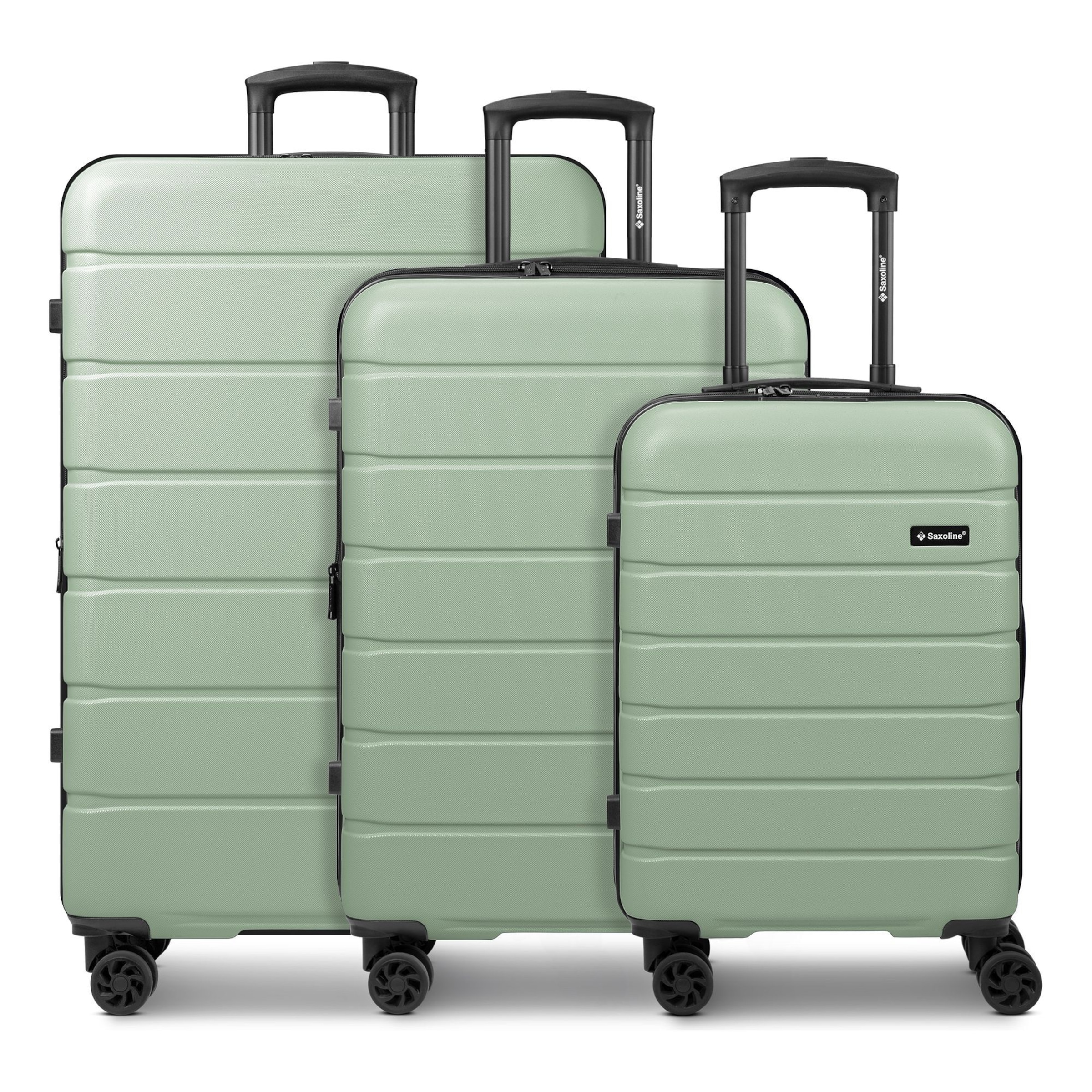 Saxoline Suitcase set 'Miami' in Green: front